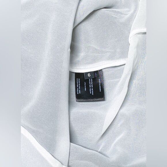 Proenza Schouler Crushed Satin Cowl Neck Midi-Dress size 6 - Picture 13 of 13